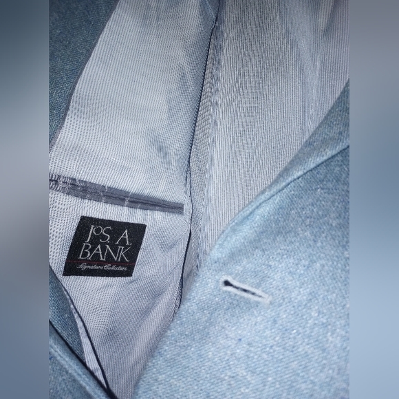 Jos. A Bank Signature Collection 100% Wool blue 1 Piece Suit Jacket - Picture 7 of 7